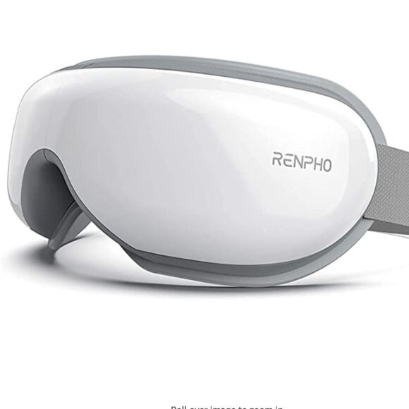RENPHO Eye Massager with Heat and built in speakers - White- Still in Box - Picture 1 of 7